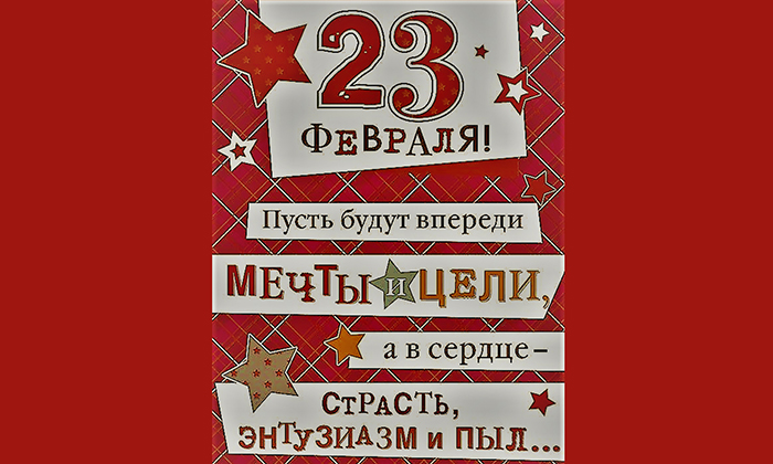 Поздравляем вас с праздником 23 февраля!